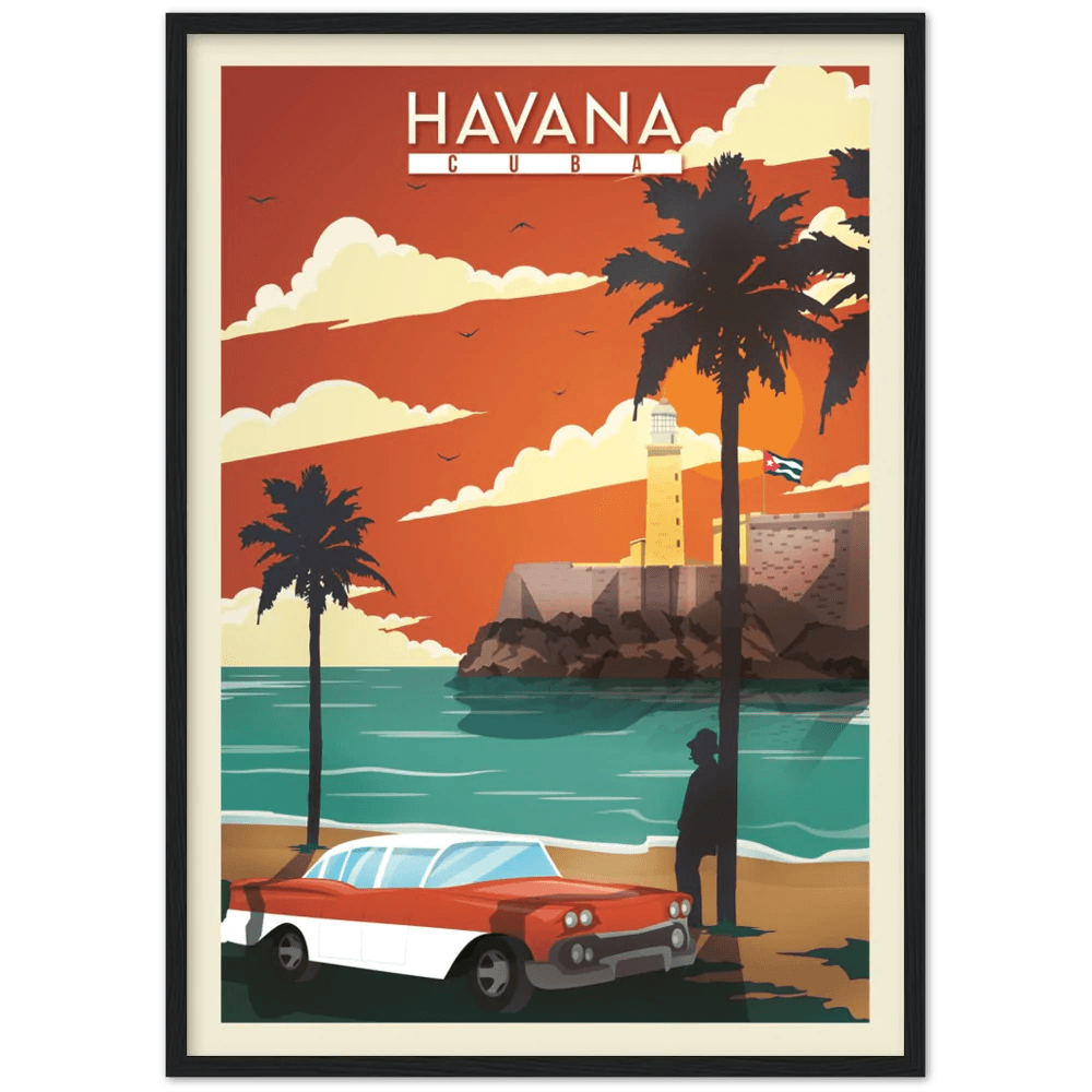 Havana Retro Wall Art - The Trendy Art