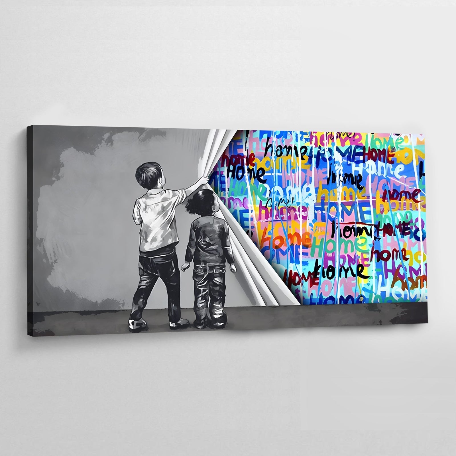 Home Graffiti Wall Art - The Trendy Art