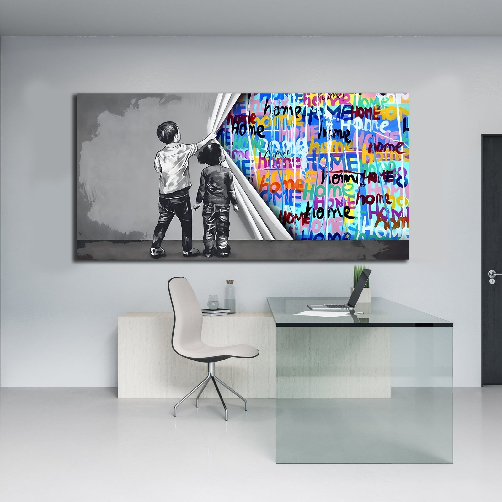 Home Graffiti Wall Art - The Trendy Art