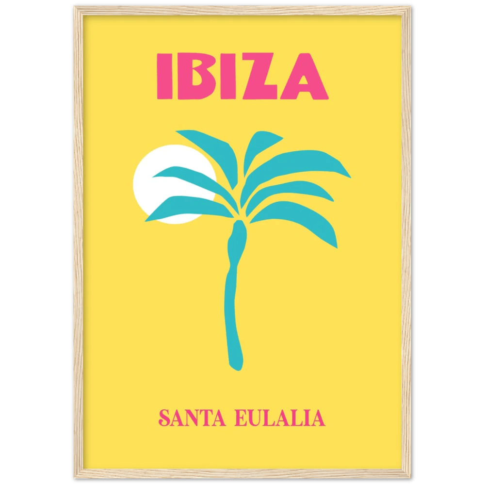 Ibiza Retro Wall Art - The Trendy Art