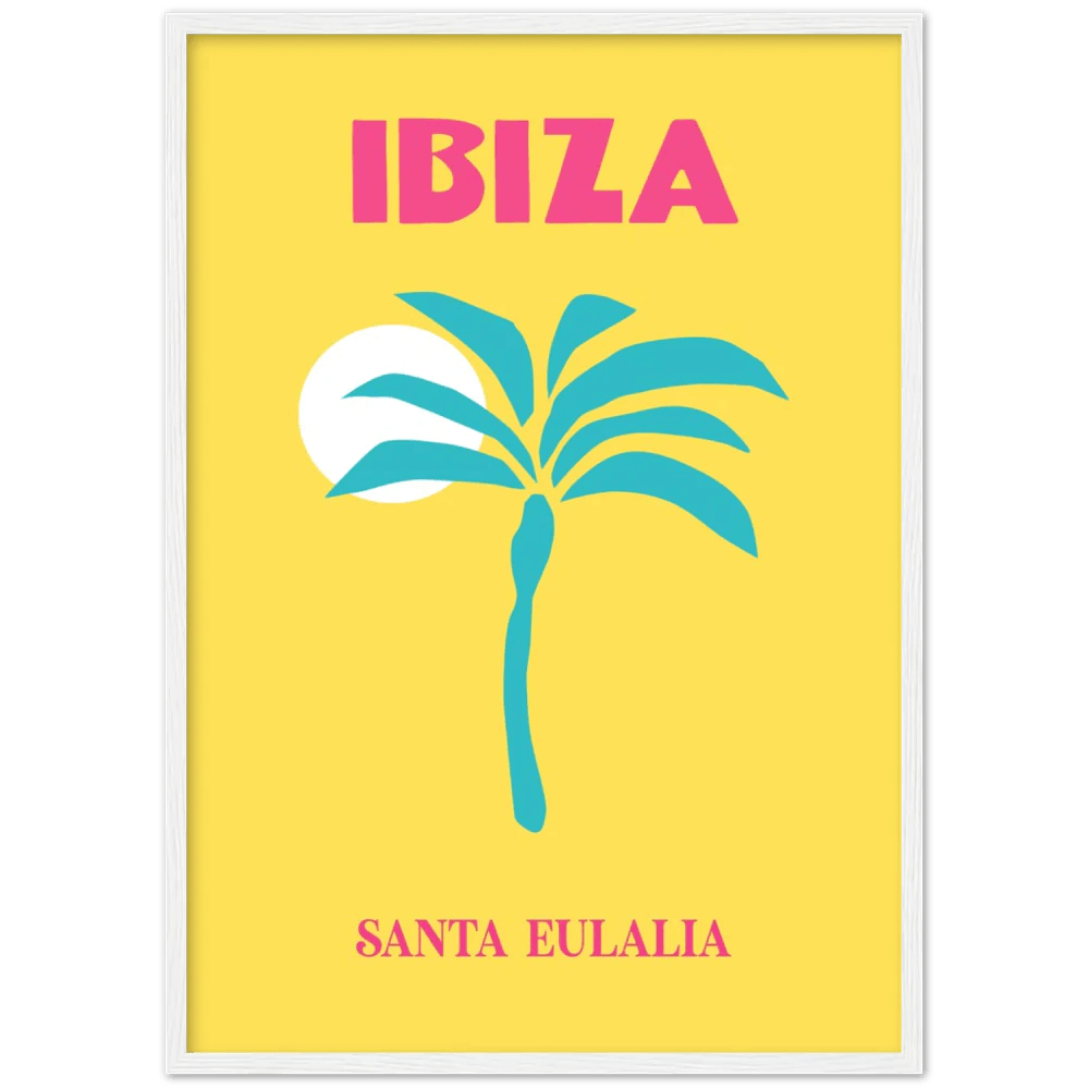 Ibiza Retro Wall Art - The Trendy Art