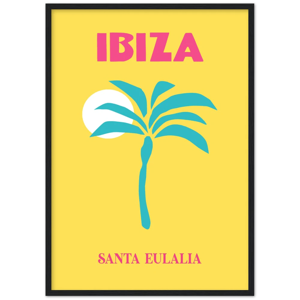 Ibiza Retro Wall Art - The Trendy Art