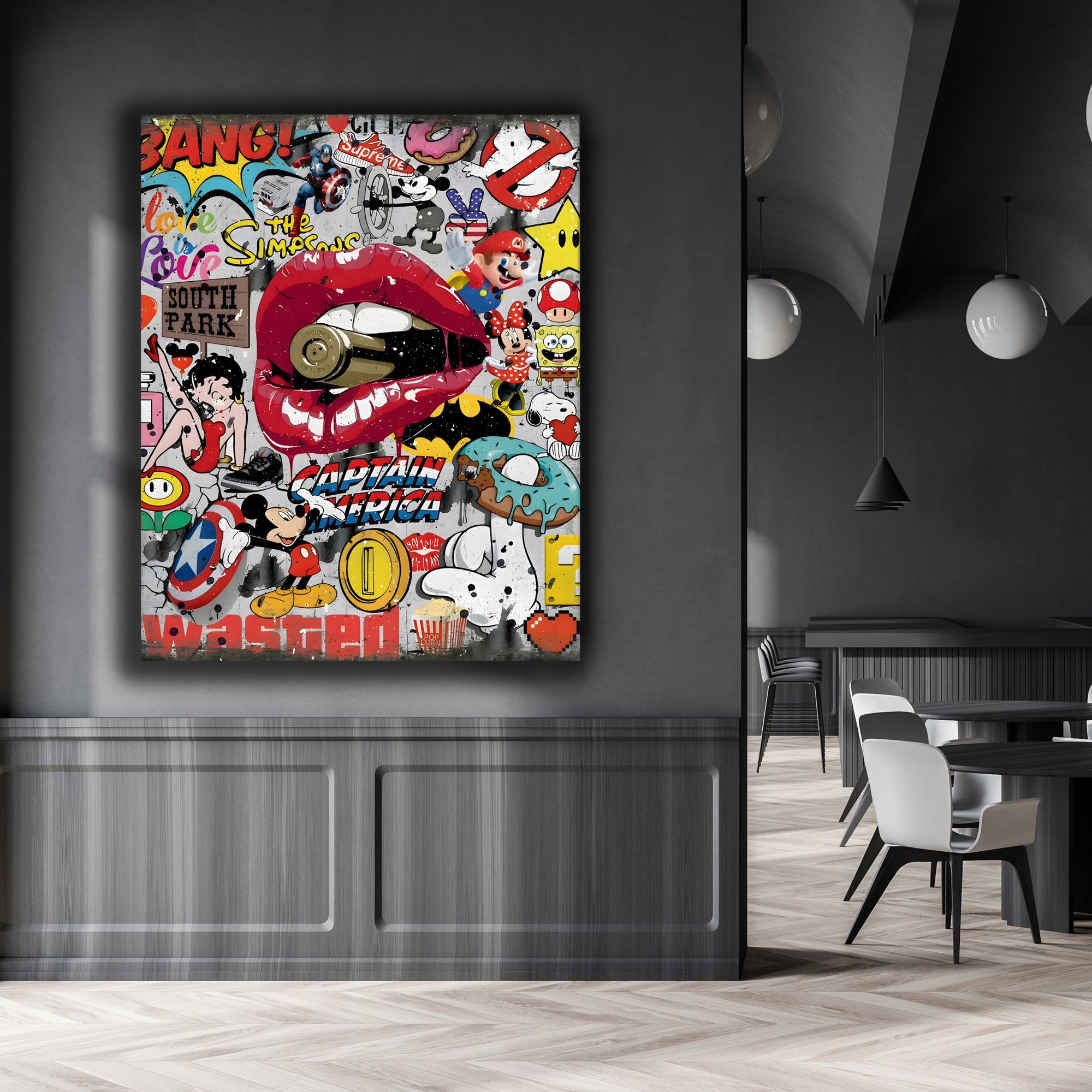 Pop Art Paintings On Canvas