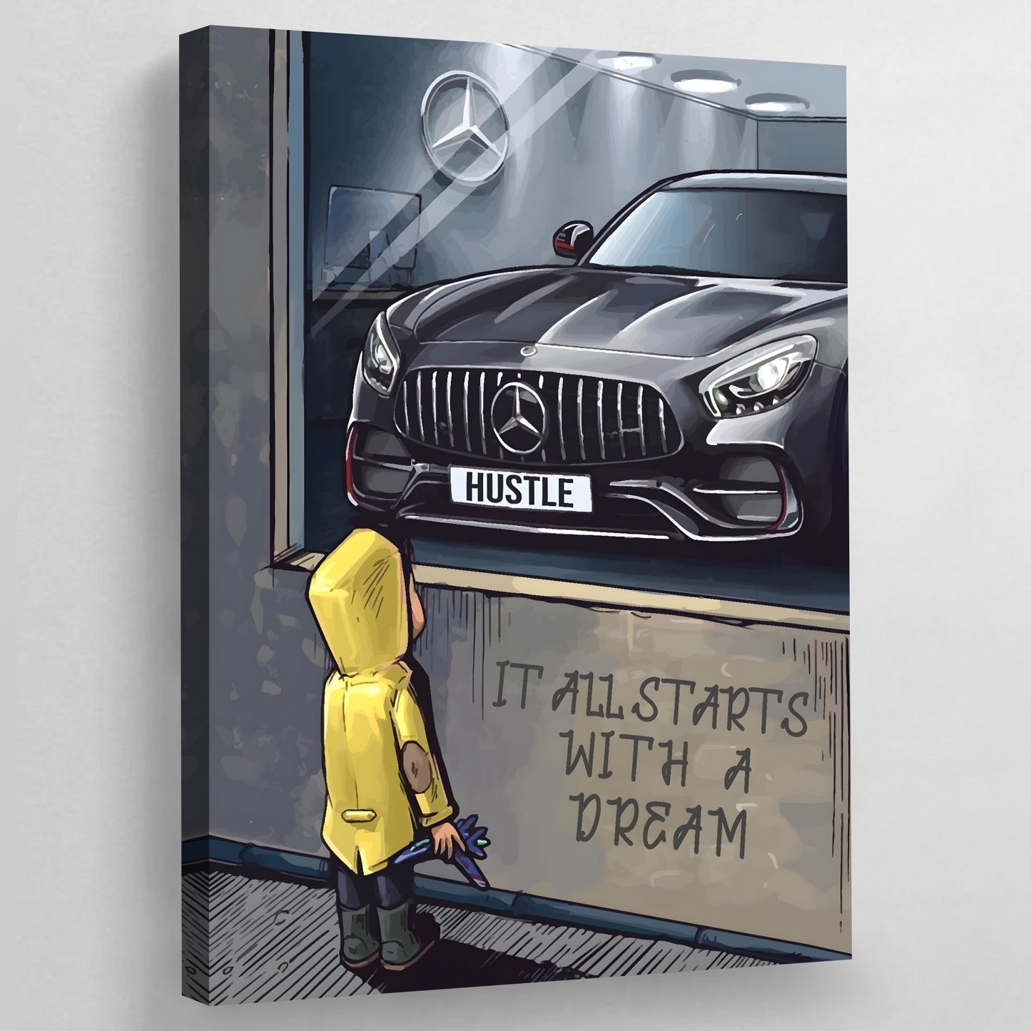 It All Starts With A Dream Wall Art - The Trendy Art