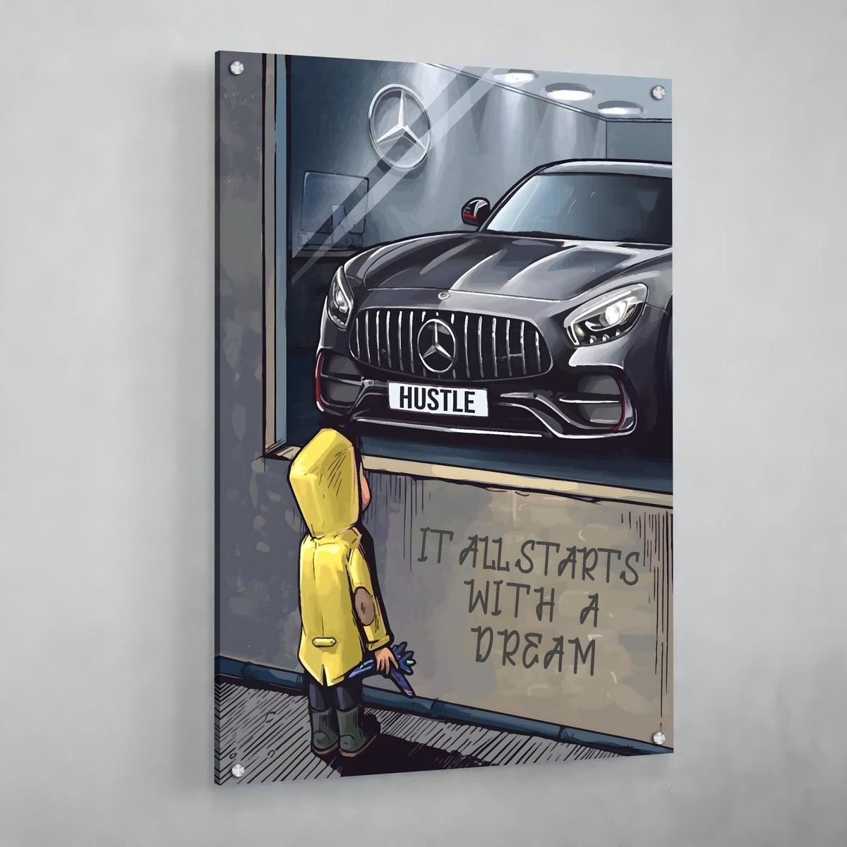 It All Starts With A Dream Wall Art - The Trendy Art