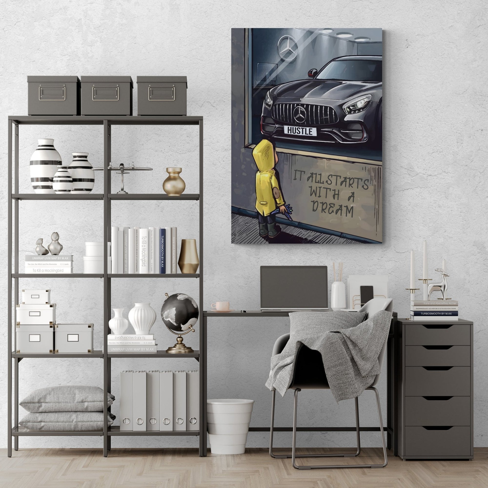 It All Starts With A Dream Wall Art - The Trendy Art