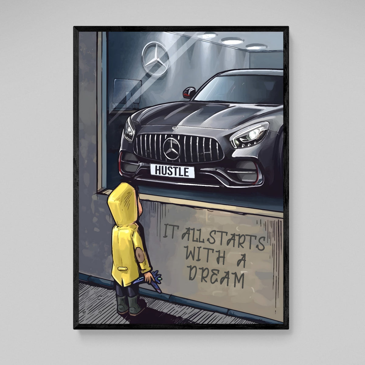 It All Starts With A Dream Wall Art - The Trendy Art