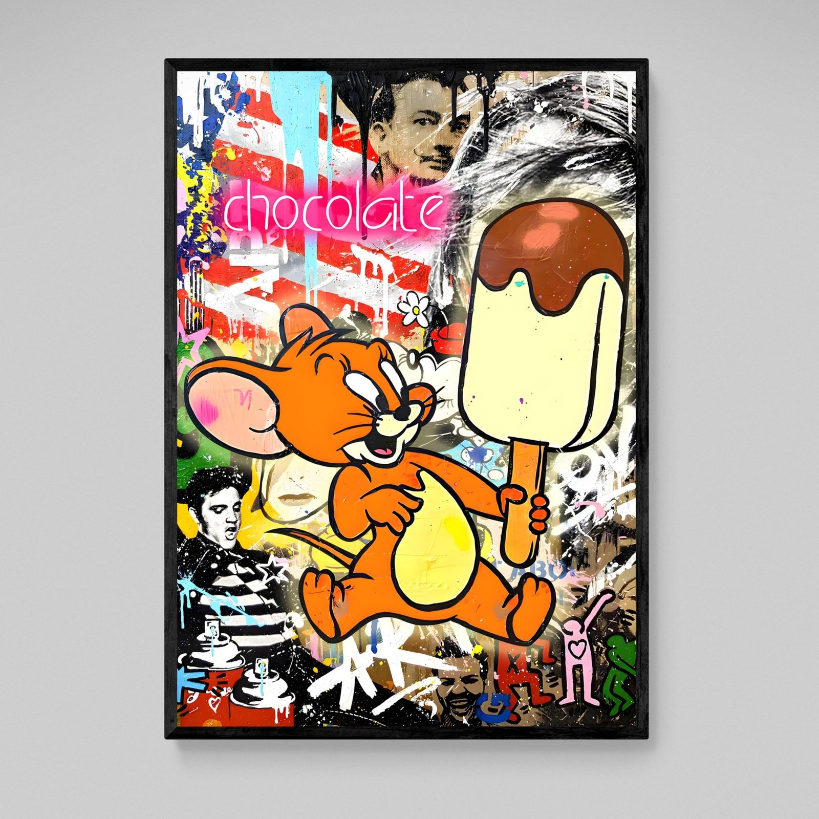 Jerry Graffiti Wall Art - The Trendy Art