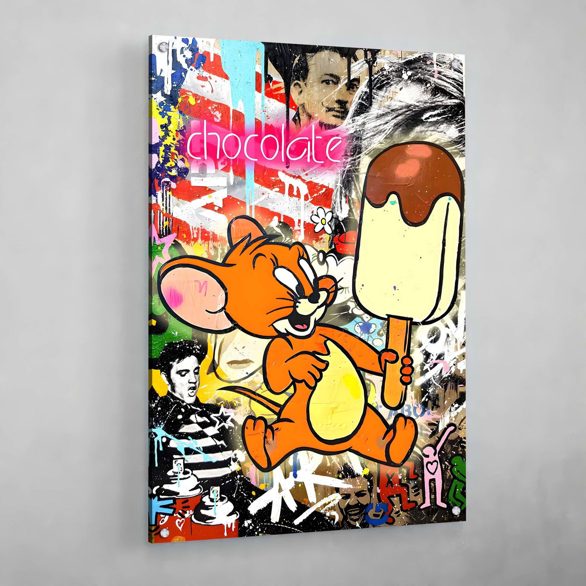 Jerry Graffiti Wall Art - The Trendy Art