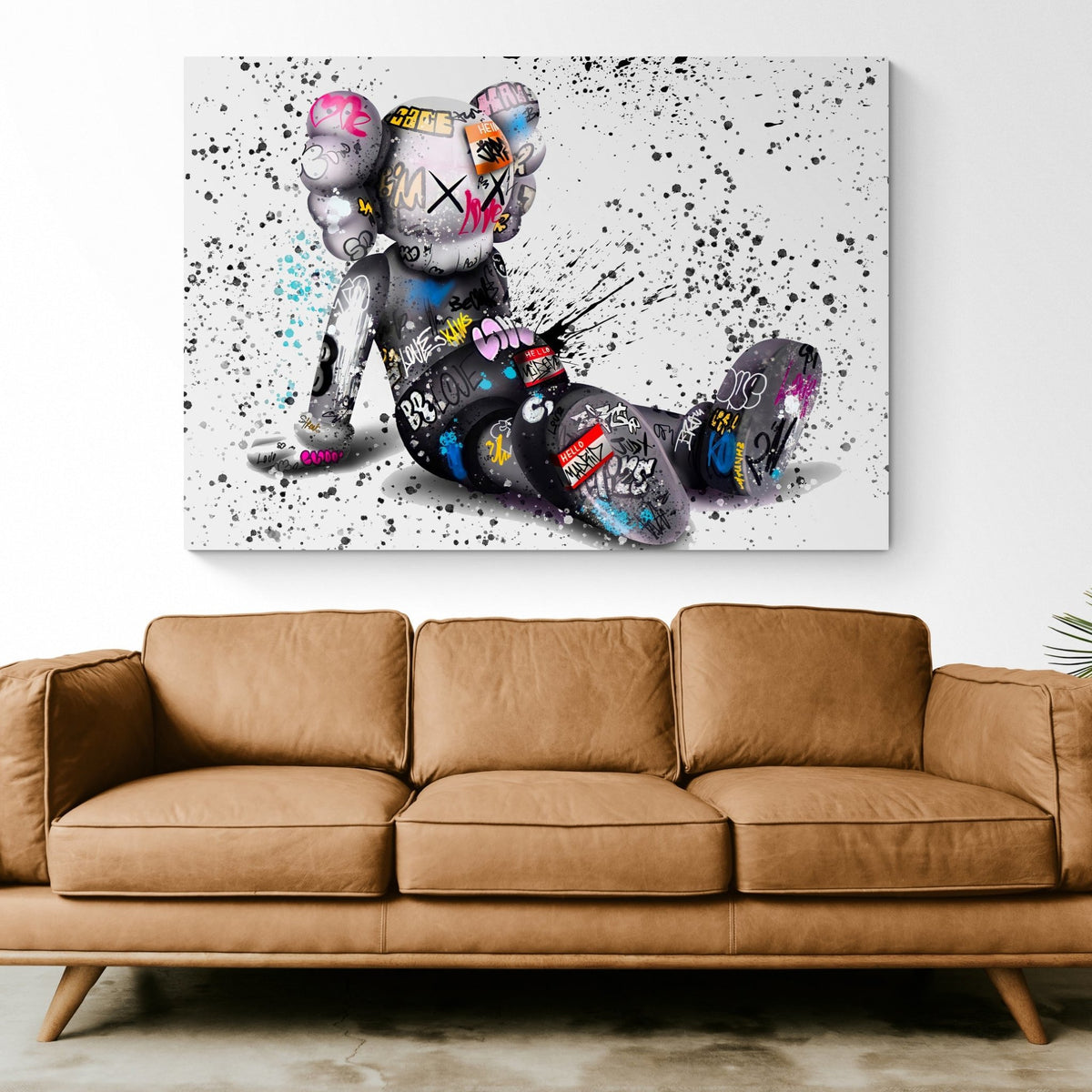 Toy Graffiti Canvas - The Trendy Art
