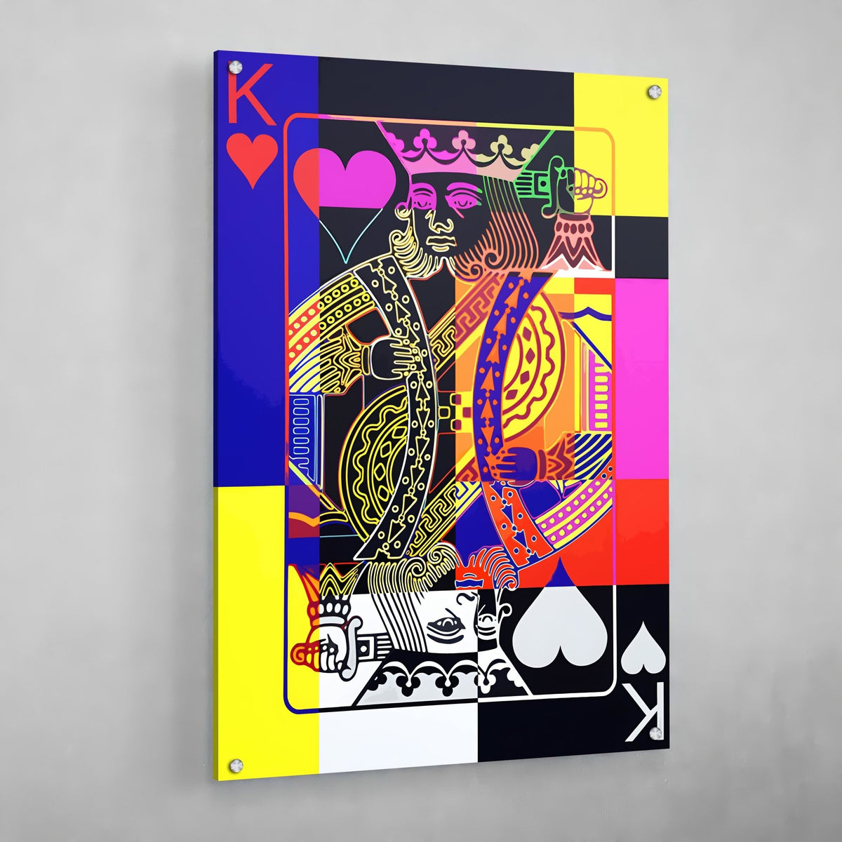 King Of Hearts Art - The Trendy Art