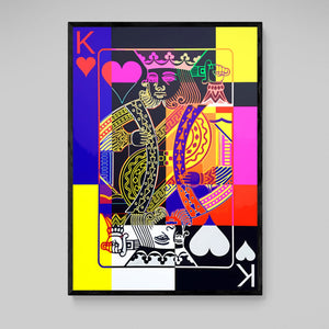 King Of Hearts Art - The Trendy Art