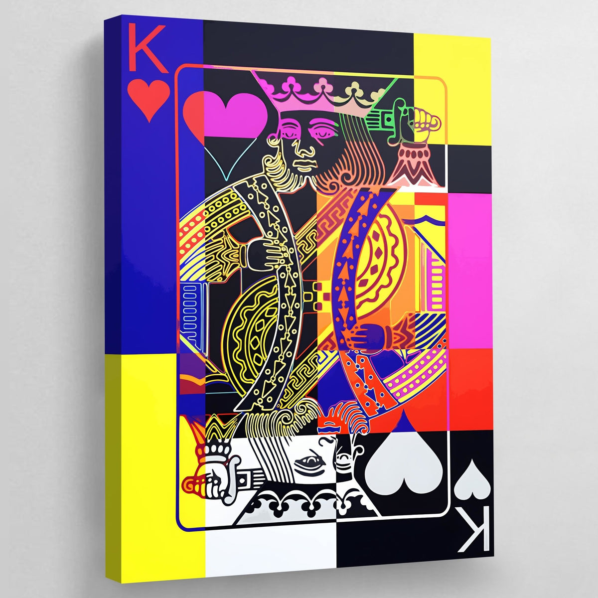 King Of Hearts Art - The Trendy Art