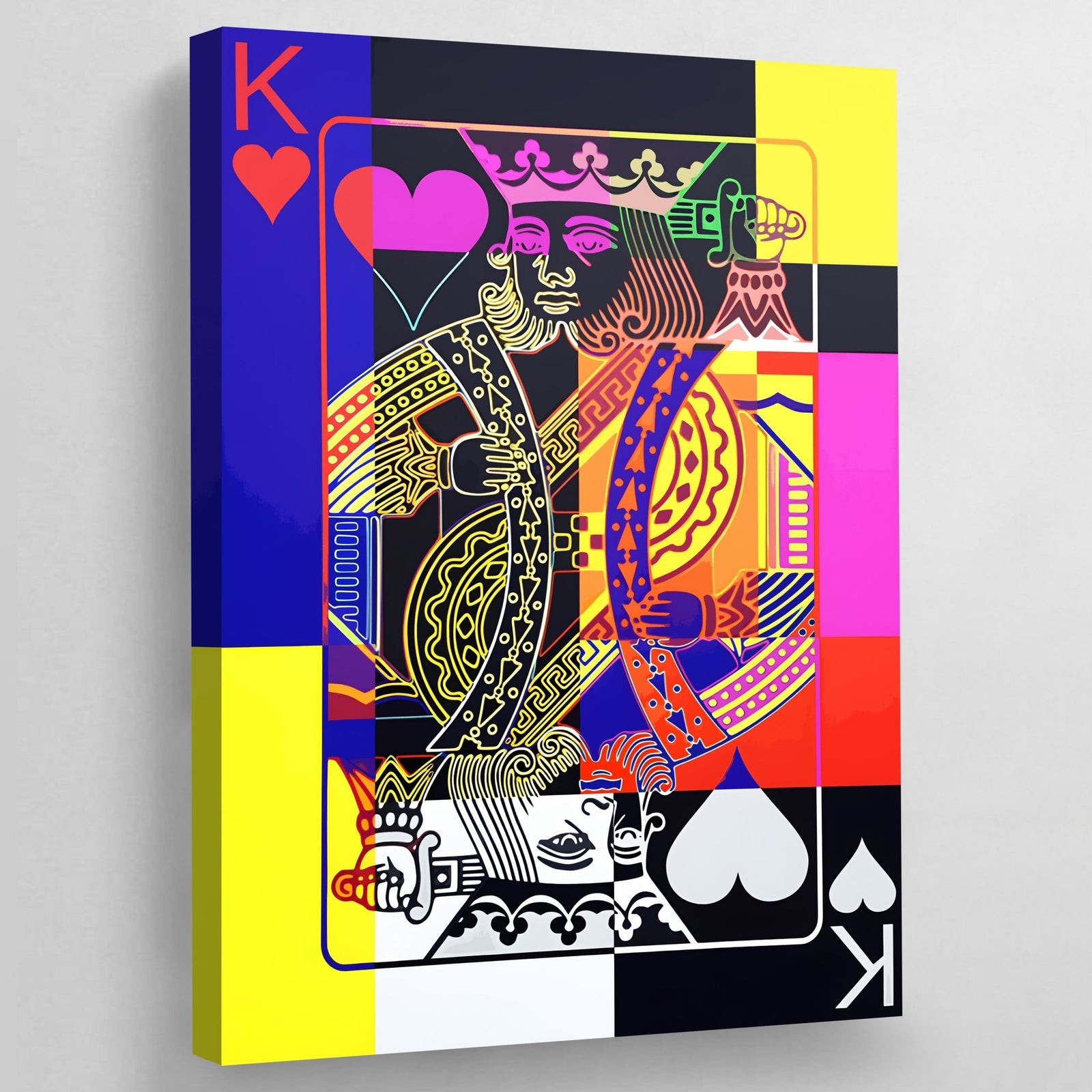 King Of Hearts Art - The Trendy Art