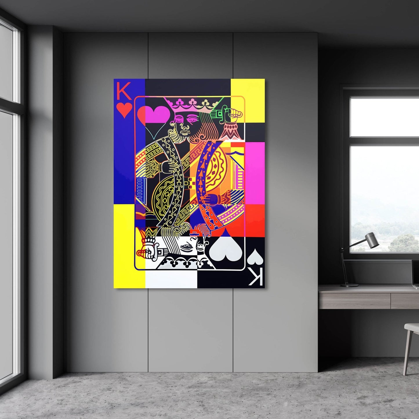 King Of Hearts Art - The Trendy Art