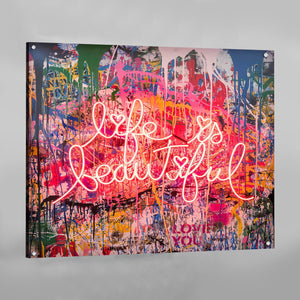 Life is Beautiful Wall Art - The Trendy Art