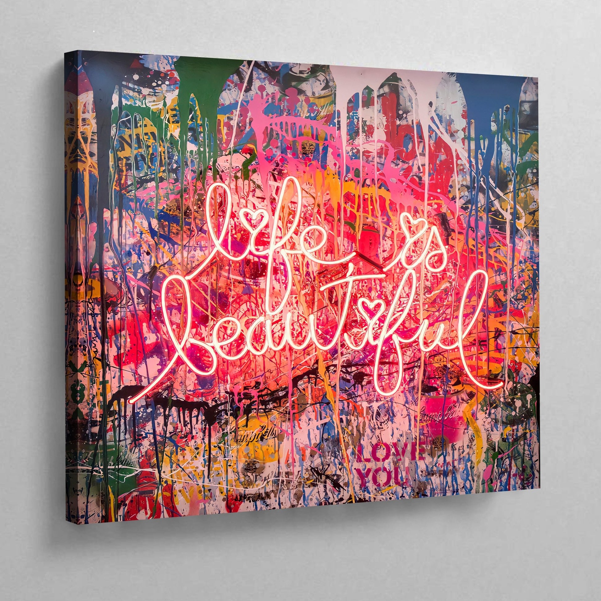 Life is Beautiful Wall Art - The Trendy Art