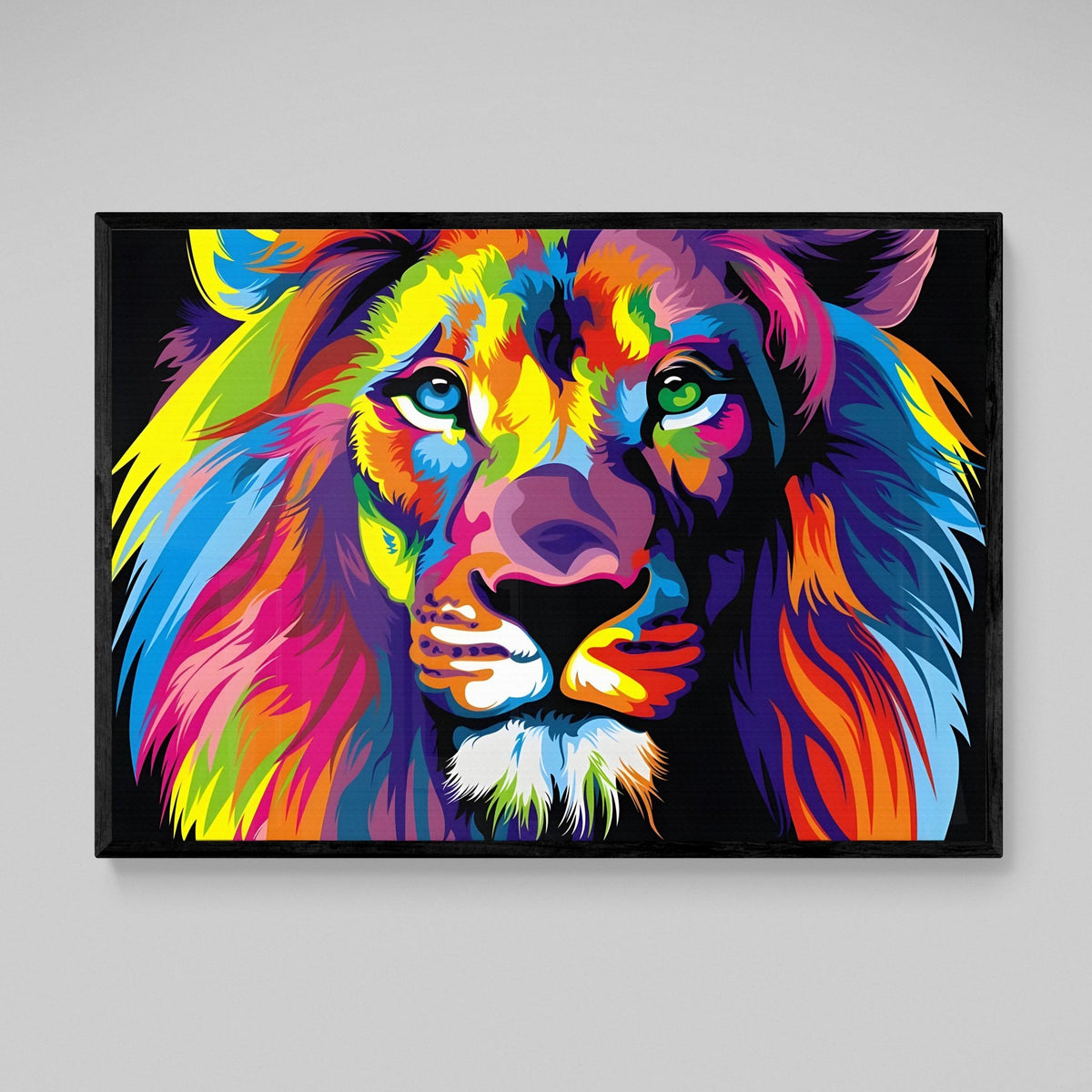 Lion Pop Art Canvas - The Trendy Art