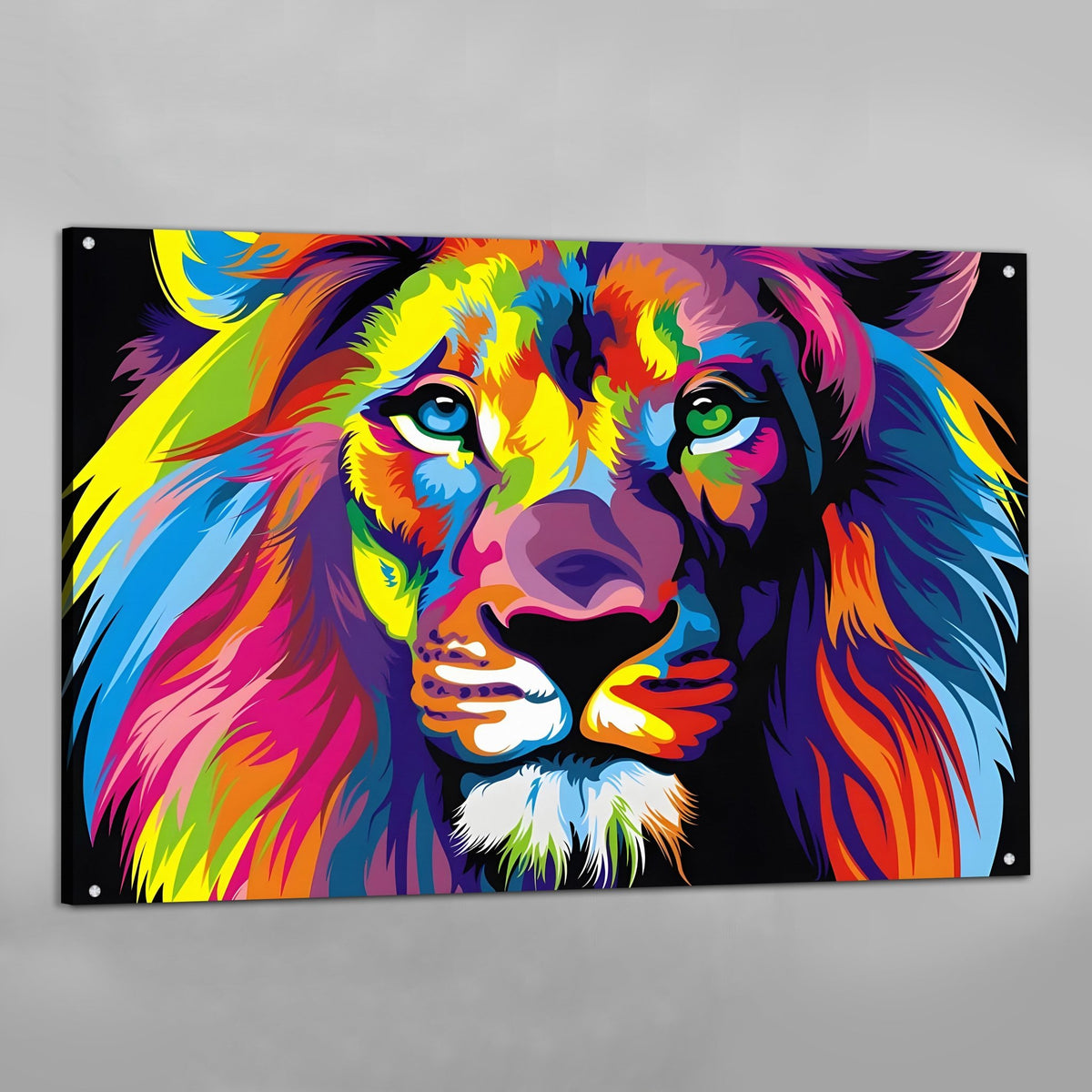 Lion Pop Art Canvas - The Trendy Art