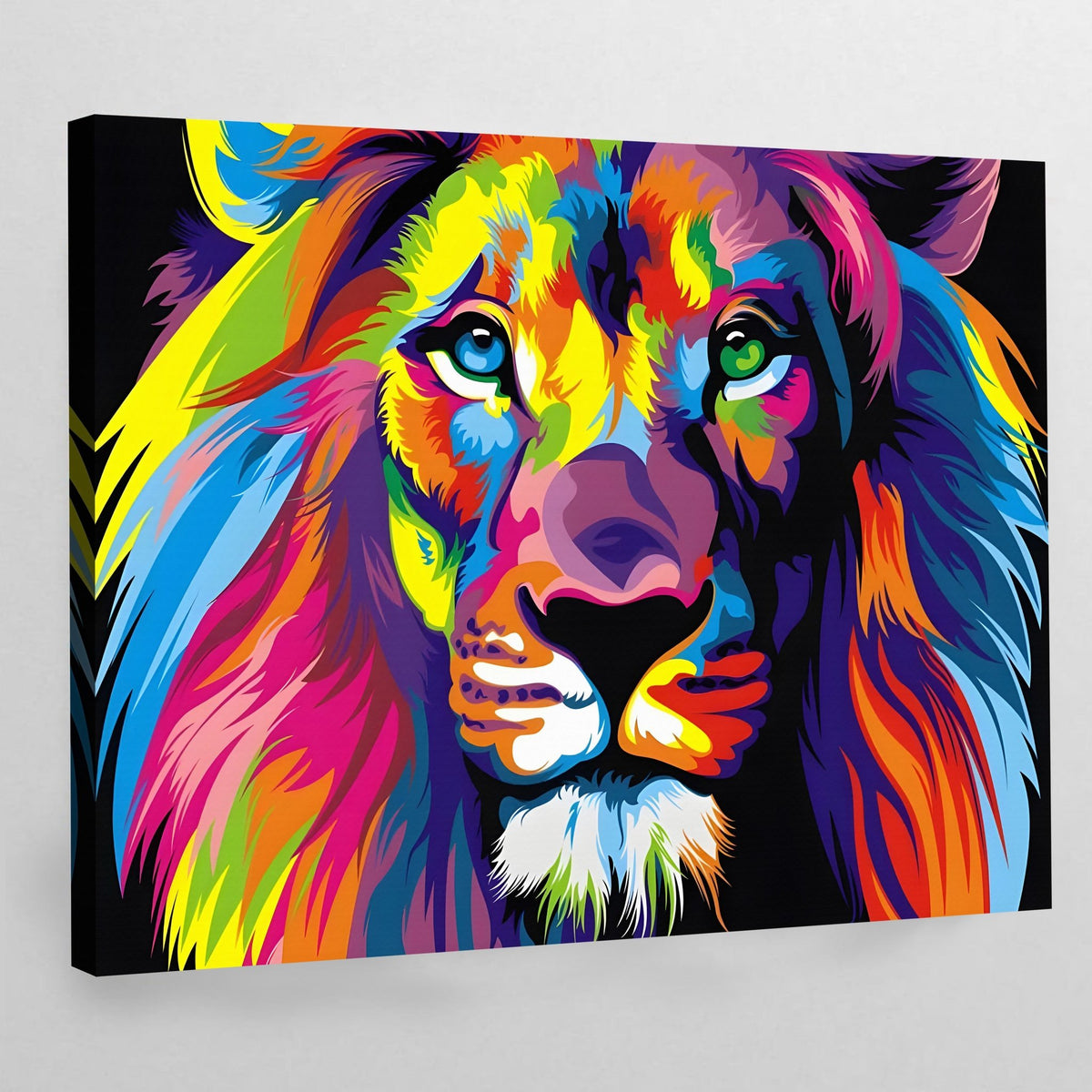 Lion Pop Art Canvas - The Trendy Art