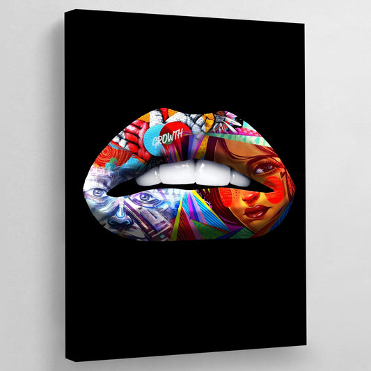 Lips Canvas Art - The Trendy Art