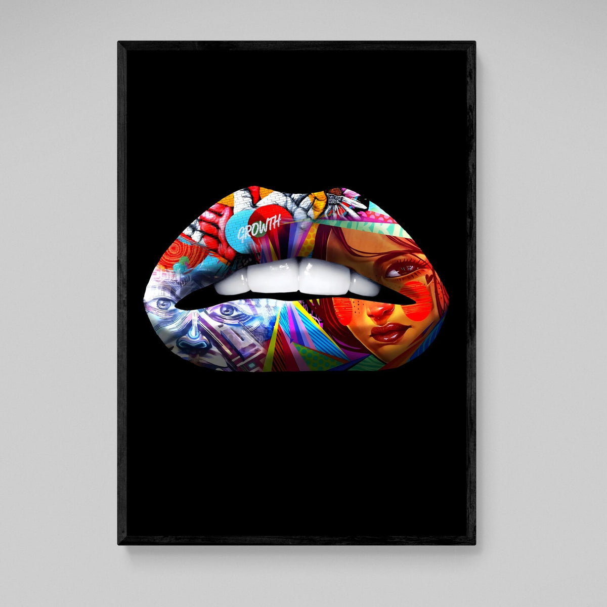 Lips Canvas Art - The Trendy Art