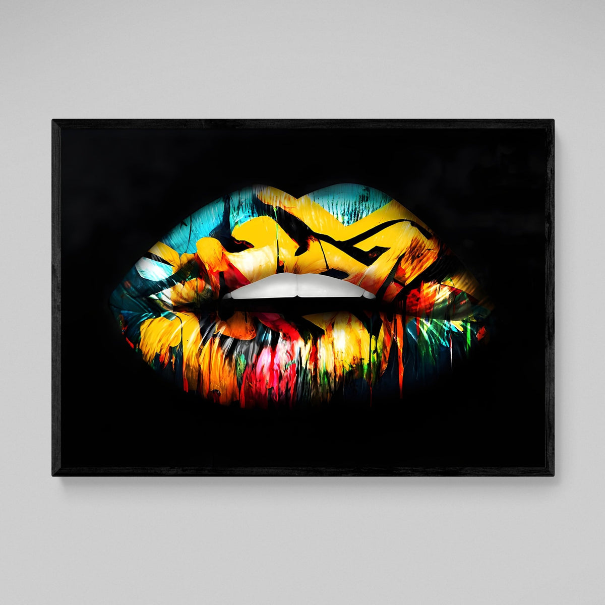 Lips Canvas Painting - The Trendy Art