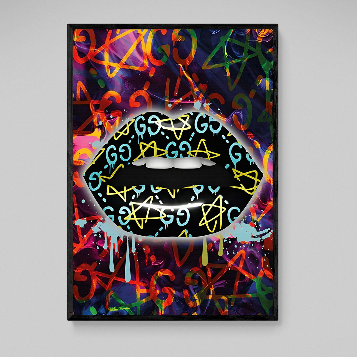 Lips Wall Art - The Trendy Art
