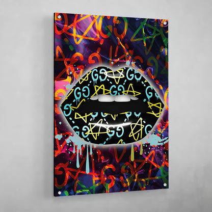 Lips Wall Art - The Trendy Art