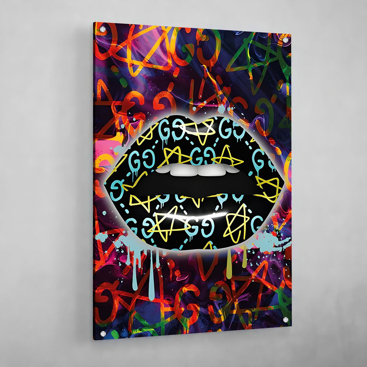 Lips Wall Art - The Trendy Art
