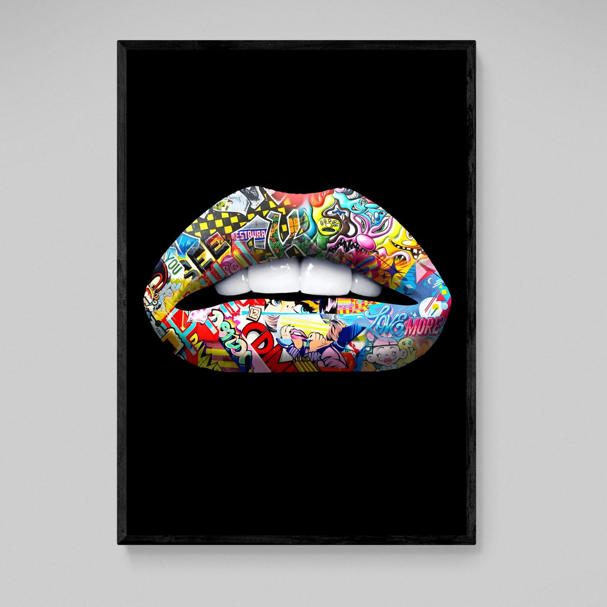 Lips Wall Decor - The Trendy Art