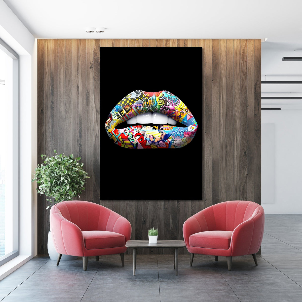 Lips Wall Decor - The Trendy Art