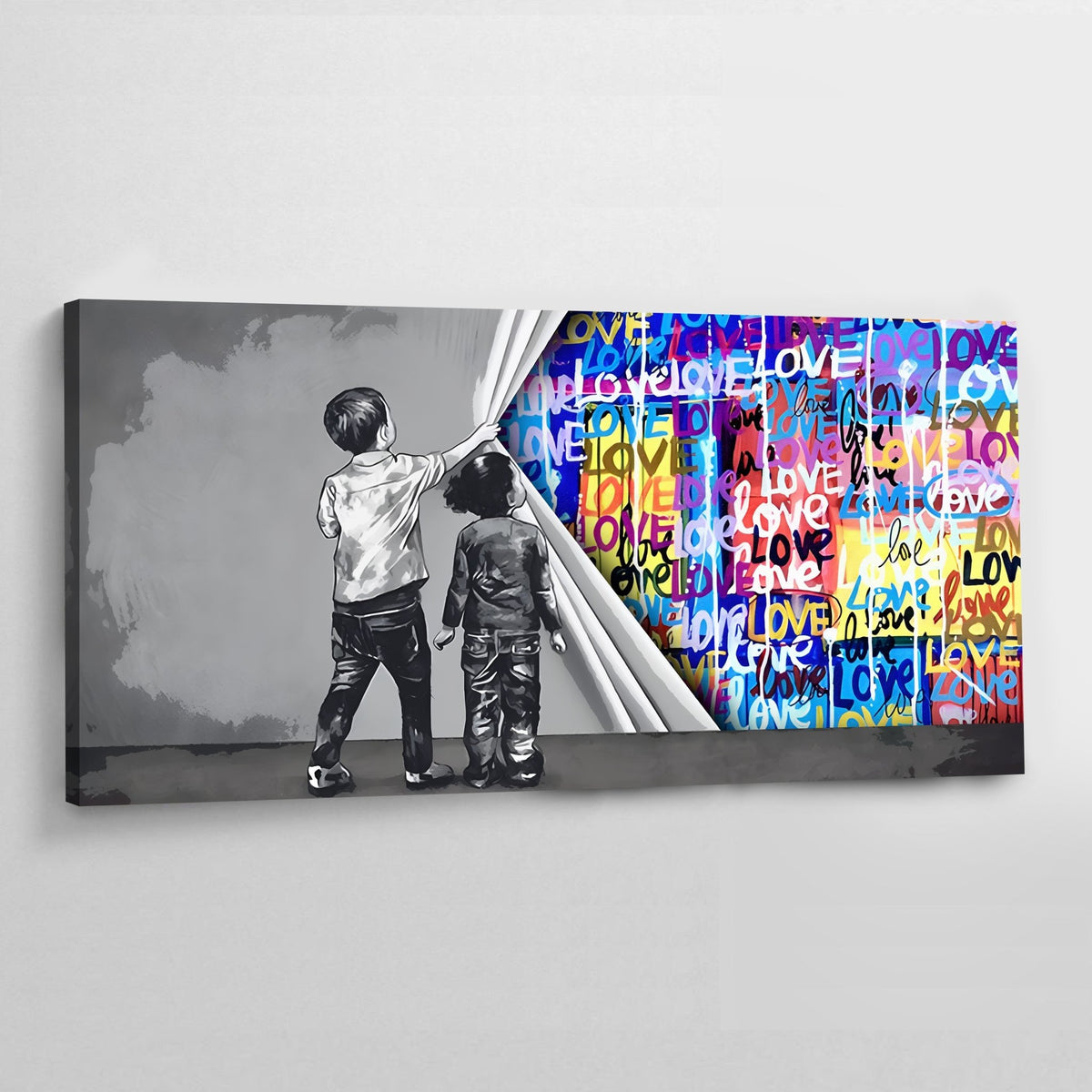 Love Graffiti Wall Art - The Trendy Art