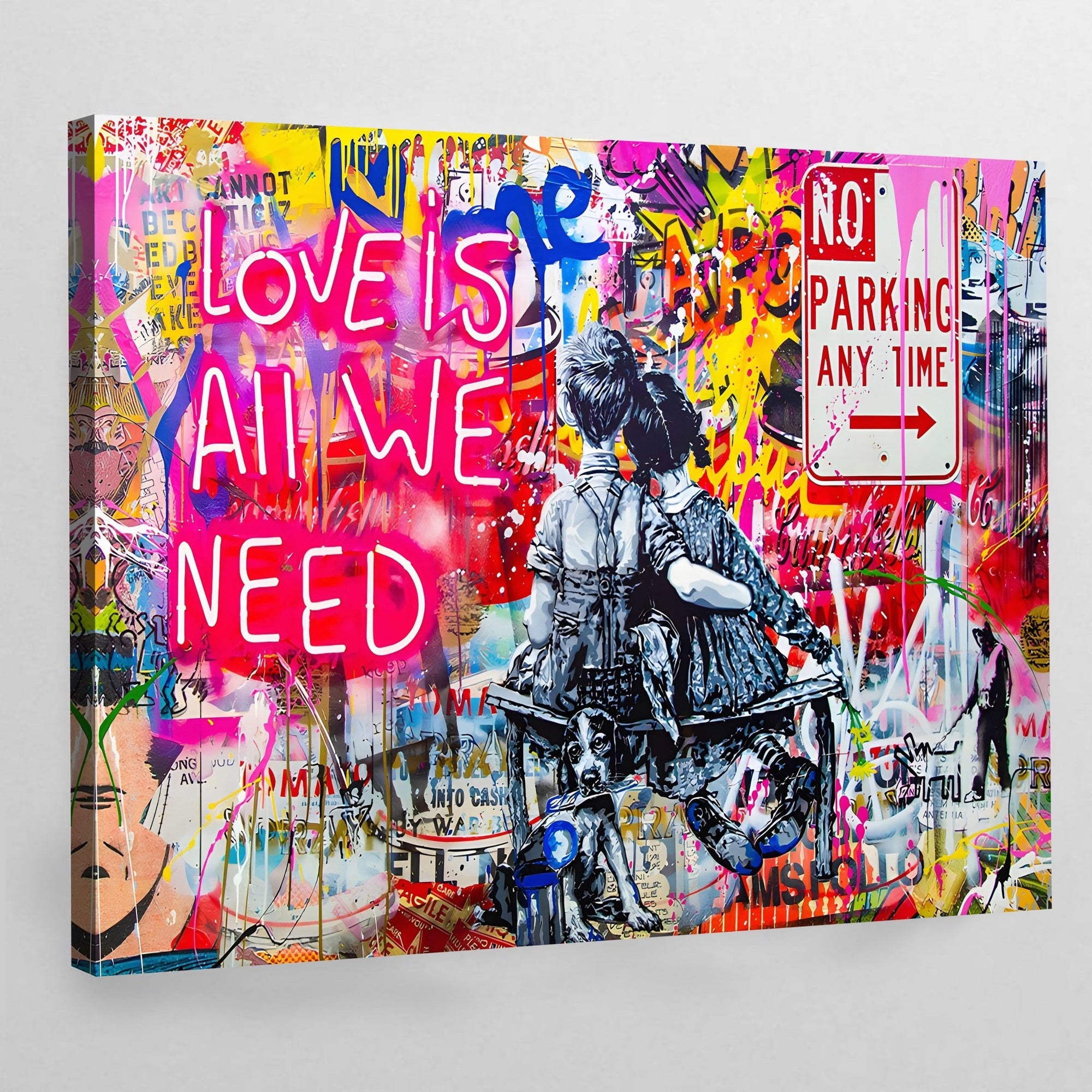 Love Is All We Need Wall Art - The Trendy Art