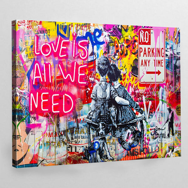 Love Is All We Need Wall Art | The Trendy Art