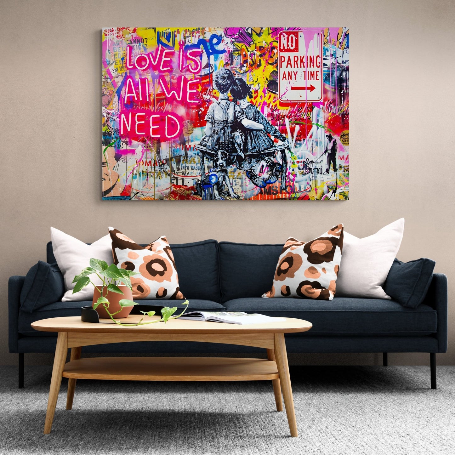 Love Is All We Need Wall Art - The Trendy Art