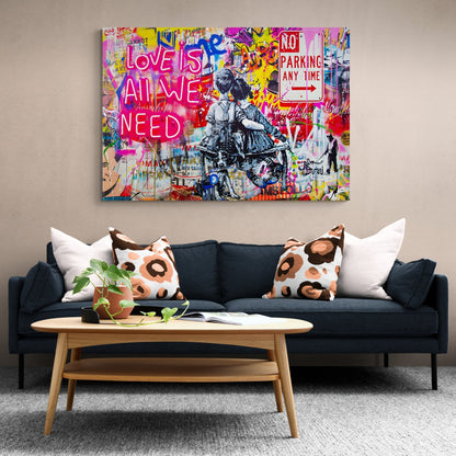 Love Is All We Need Wall Art - The Trendy Art