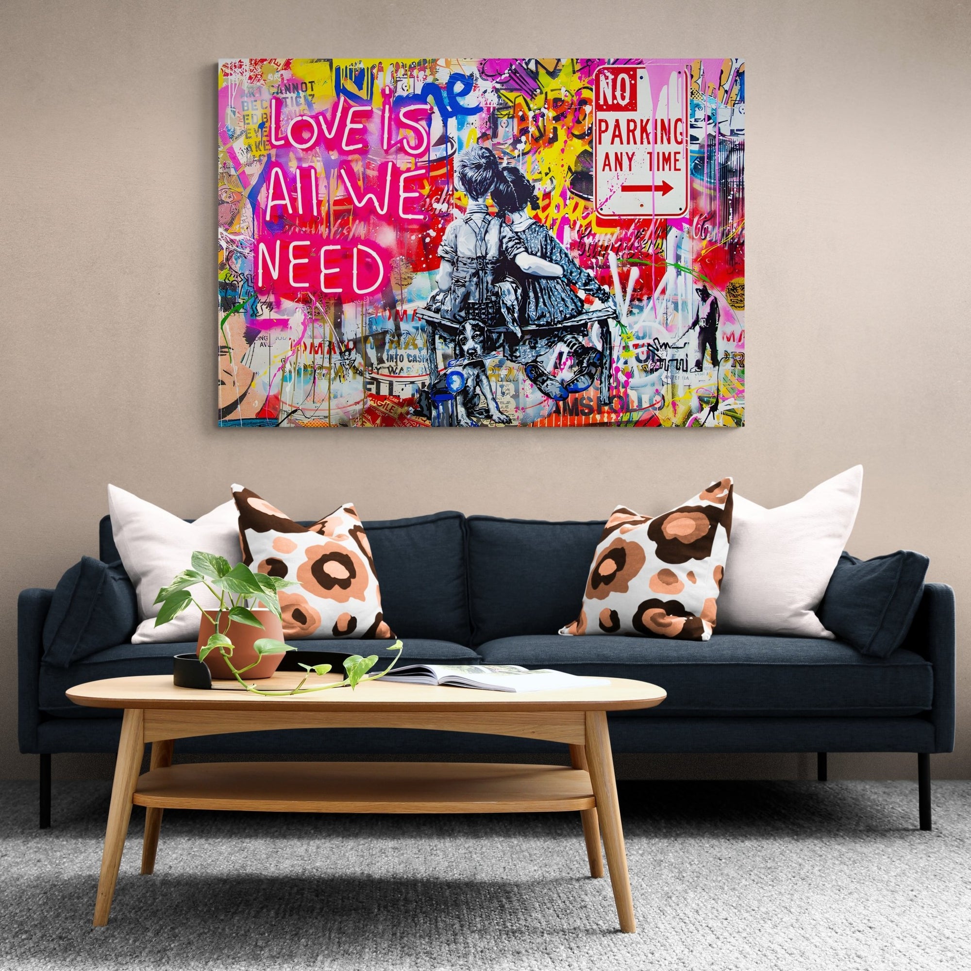 Love Is All We Need Wall Art - The Trendy Art