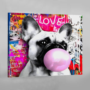 Love Pop Art Canvas - The Trendy Art