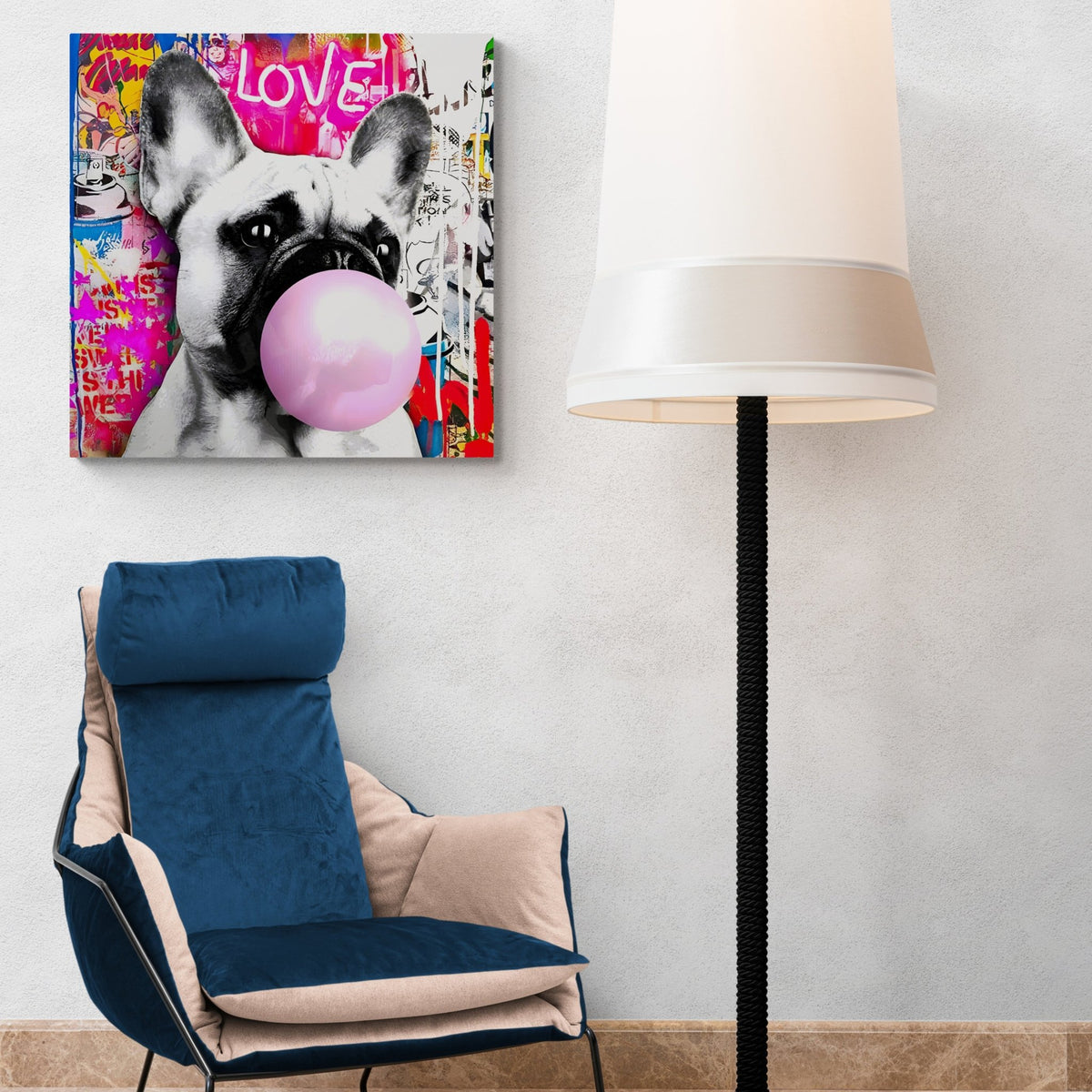 Love Pop Art Canvas - The Trendy Art
