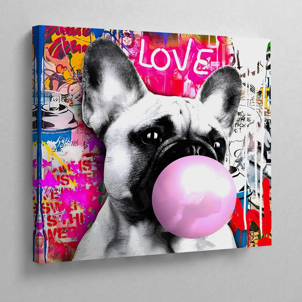 Love Pop Art Canvas - The Trendy Art