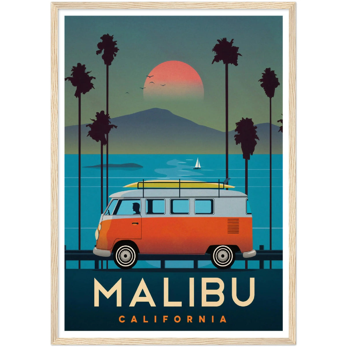 Malibu Wall Art - The Trendy Art