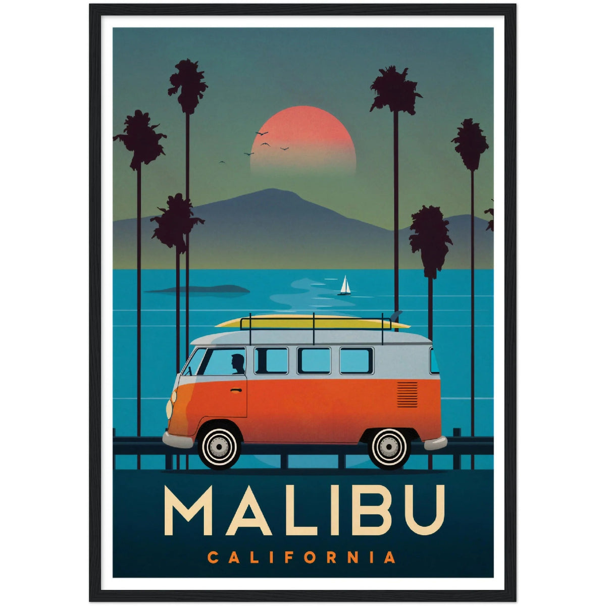 Malibu Wall Art - The Trendy Art