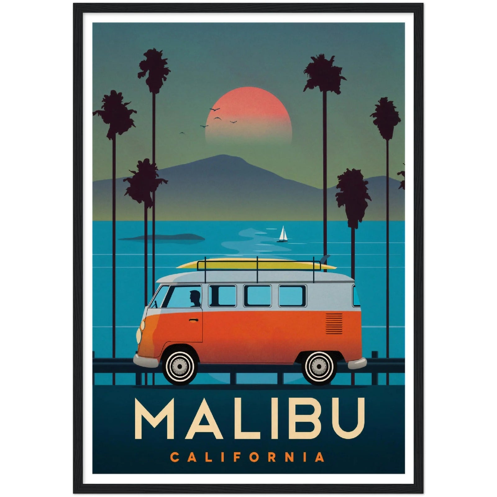 Malibu Wall Art - The Trendy Art
