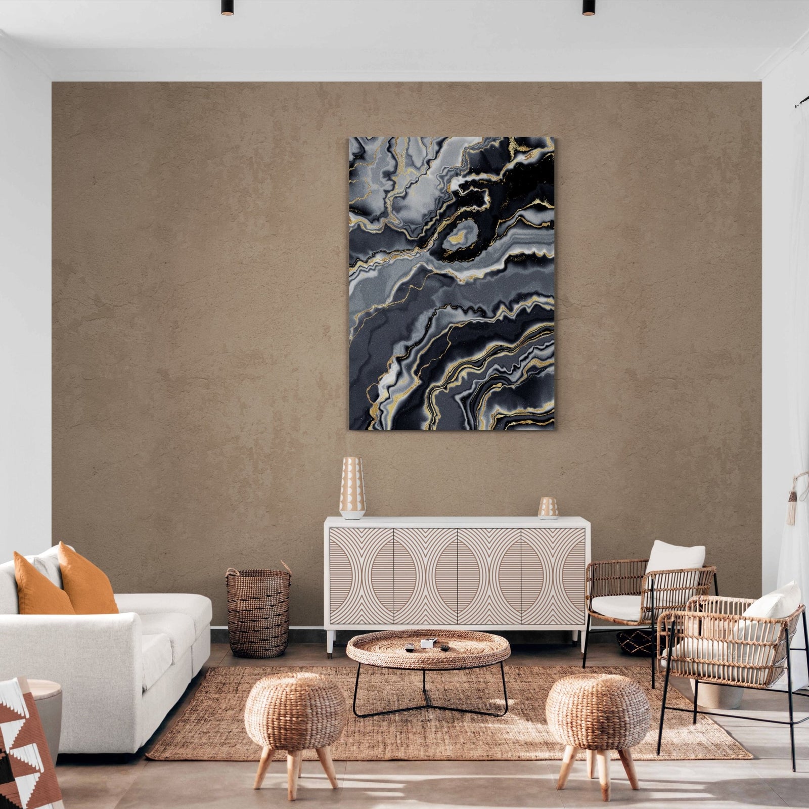 Marble Wall Art Framed - The Trendy Art