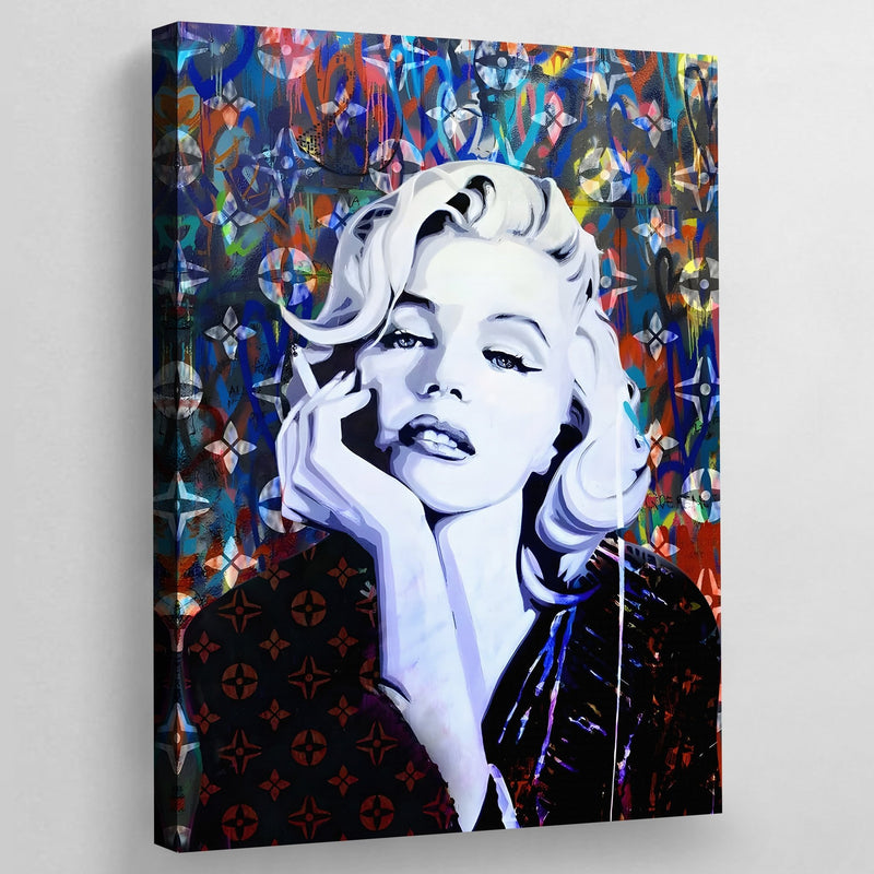 Marilyn Monroe Graffiti Wall Art | The Trendy Art