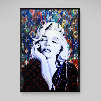 Marilyn Monroe Graffiti Wall Art - The Trendy Art