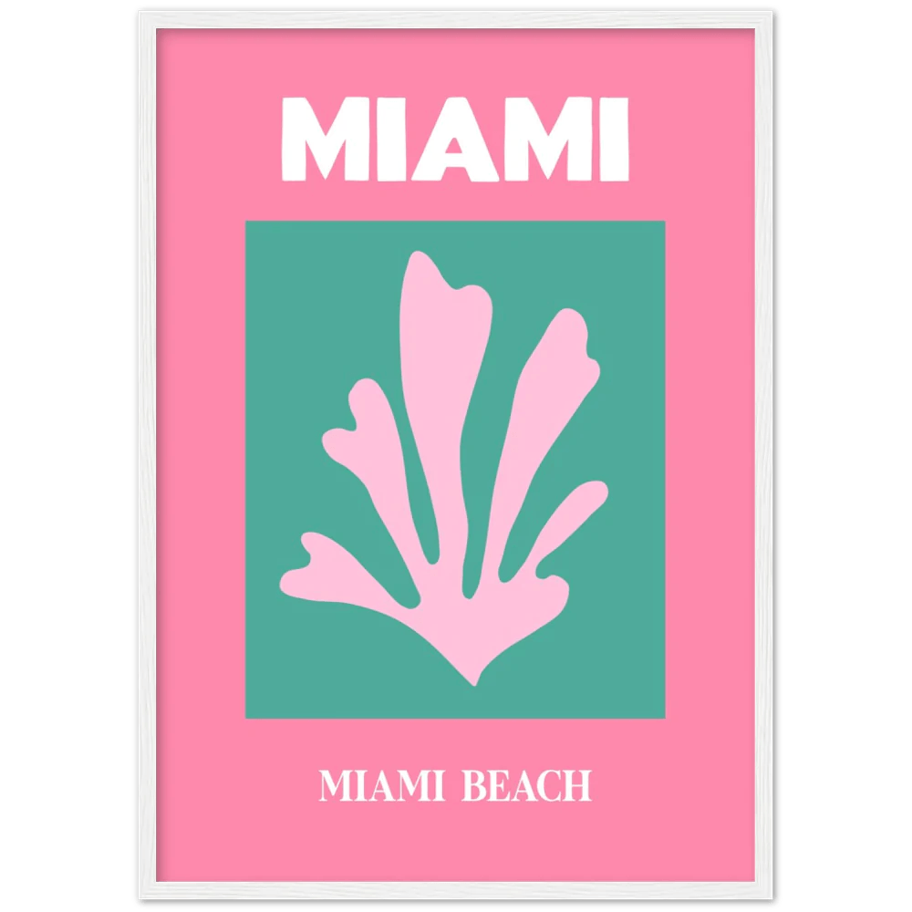 Miami Retro Wall Art - The Trendy Art