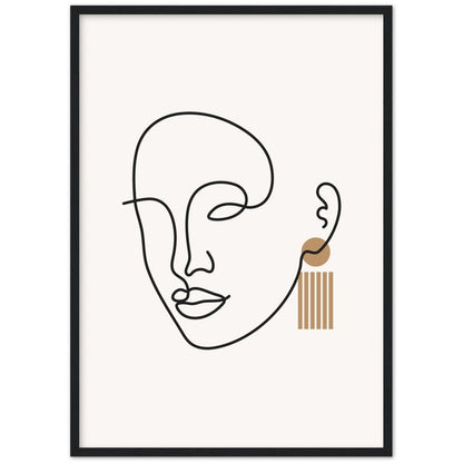 Minimalist Art Face - The Trendy Art