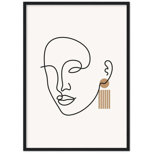 Minimalist Art Face - The Trendy Art